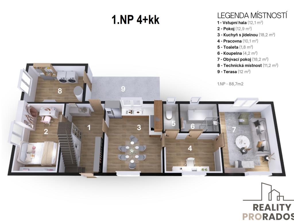 Prodej domu 130 m2