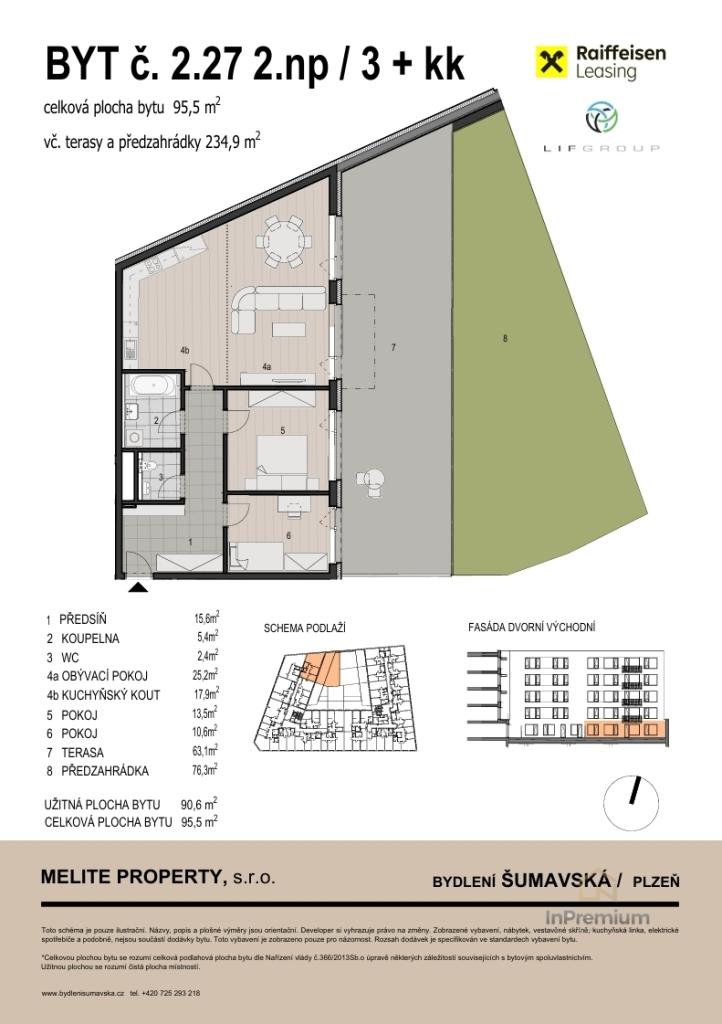 Prodej bytu 3+kk 95 m2, Plzeň – náhled fotky 5