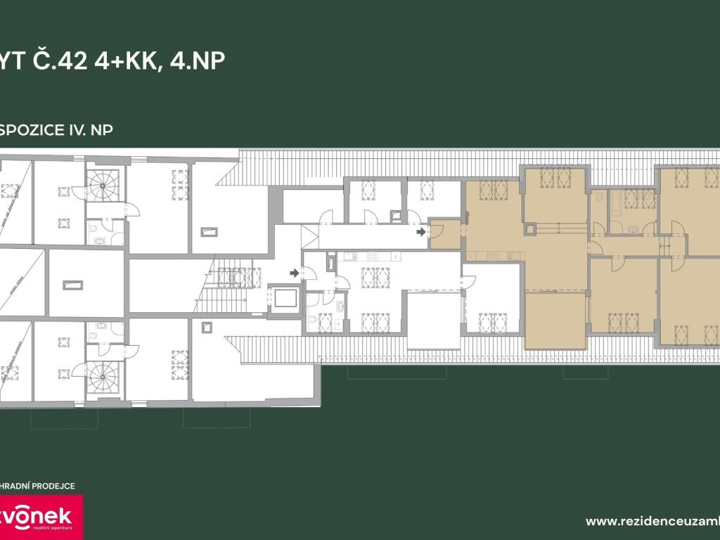 Prodej bytu 4+kk 125 m2