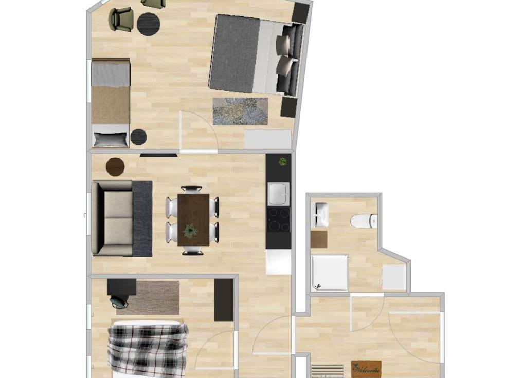 Pronajem bytu 3+kk 66 m2