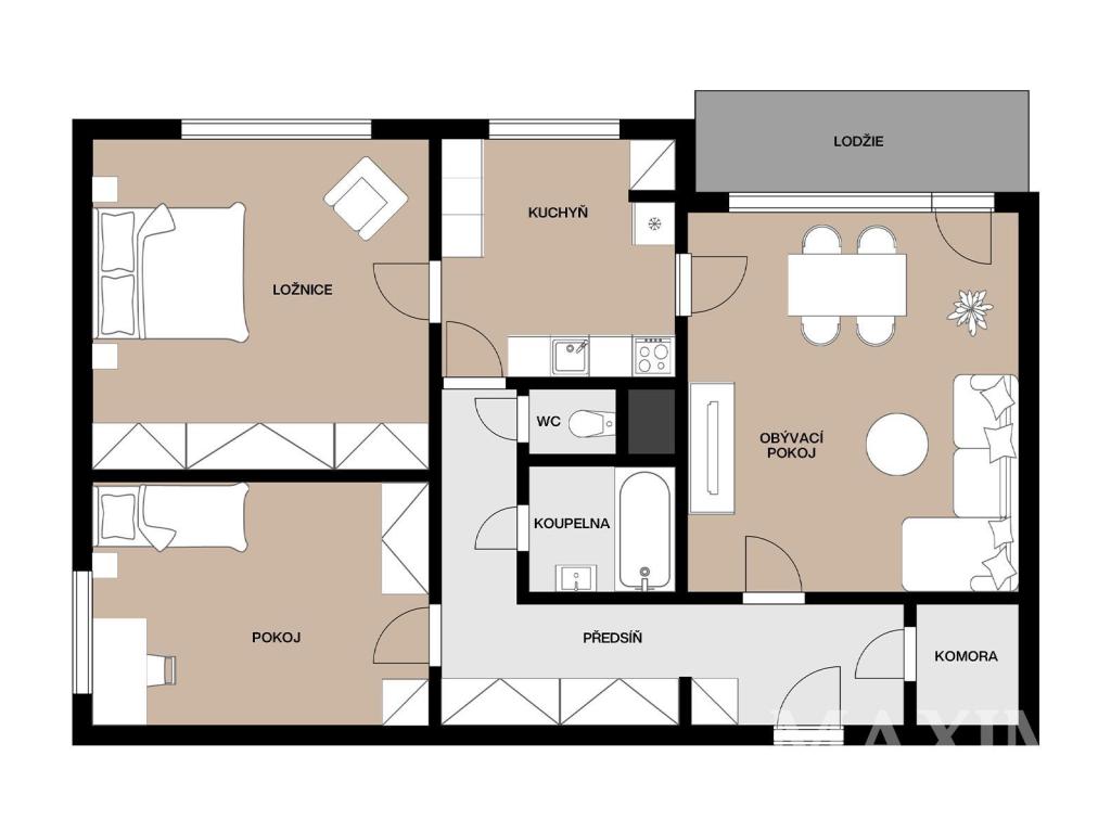 Prodej bytu 3+1 76 m2, Praha – náhled fotky 3