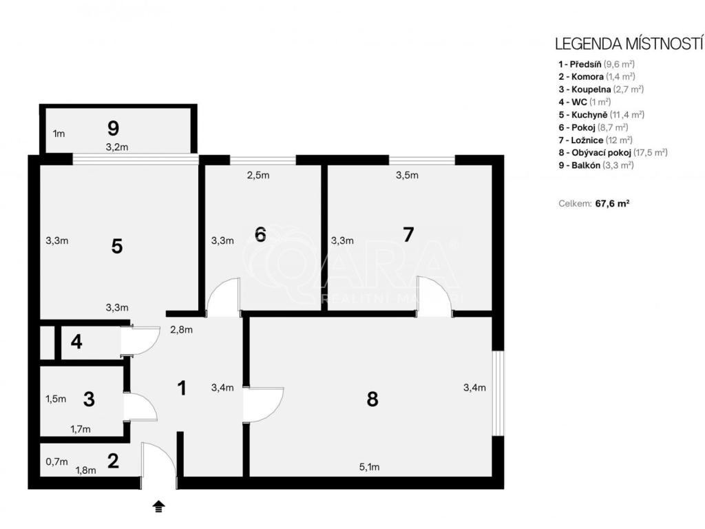 Prodej bytu 3+1 64 m2, Ostrava – náhled fotky 31