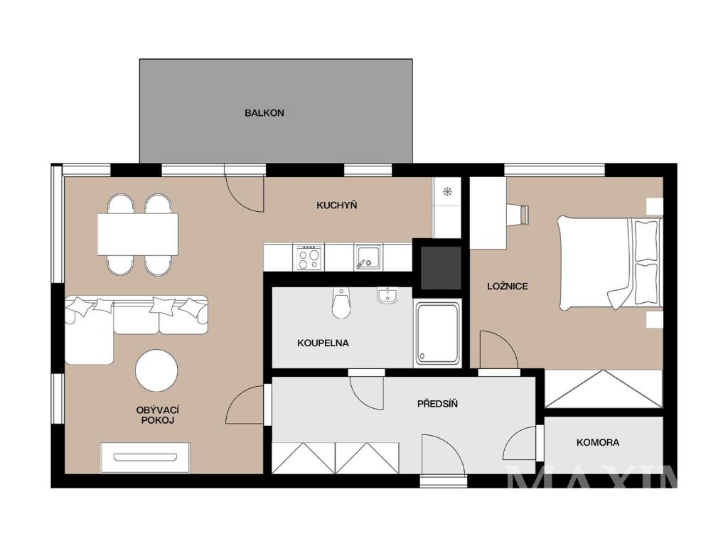 Prodej bytu 2+kk 59 m2, Praha – náhled fotky 28
