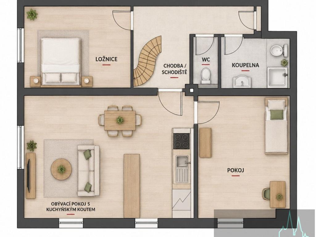 Pronájem bytu 4+kk 79 m2, Slavkov u Brna – náhled fotky 10