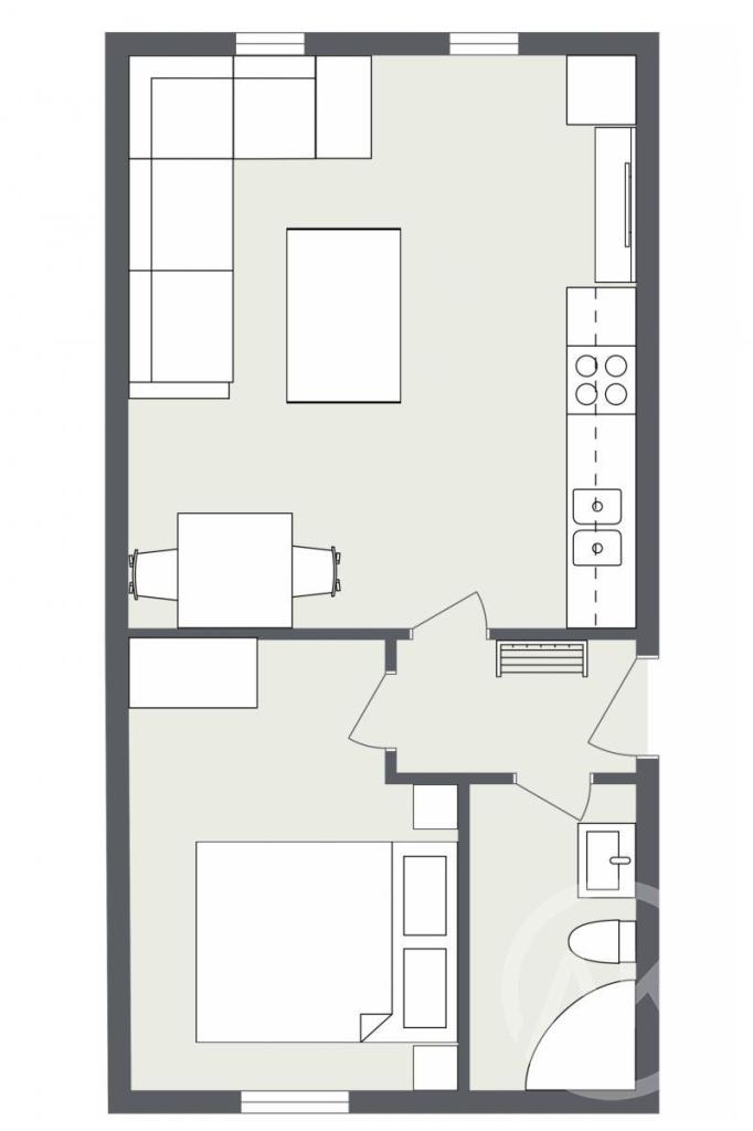 Pronájem bytu 2+kk 44 m2