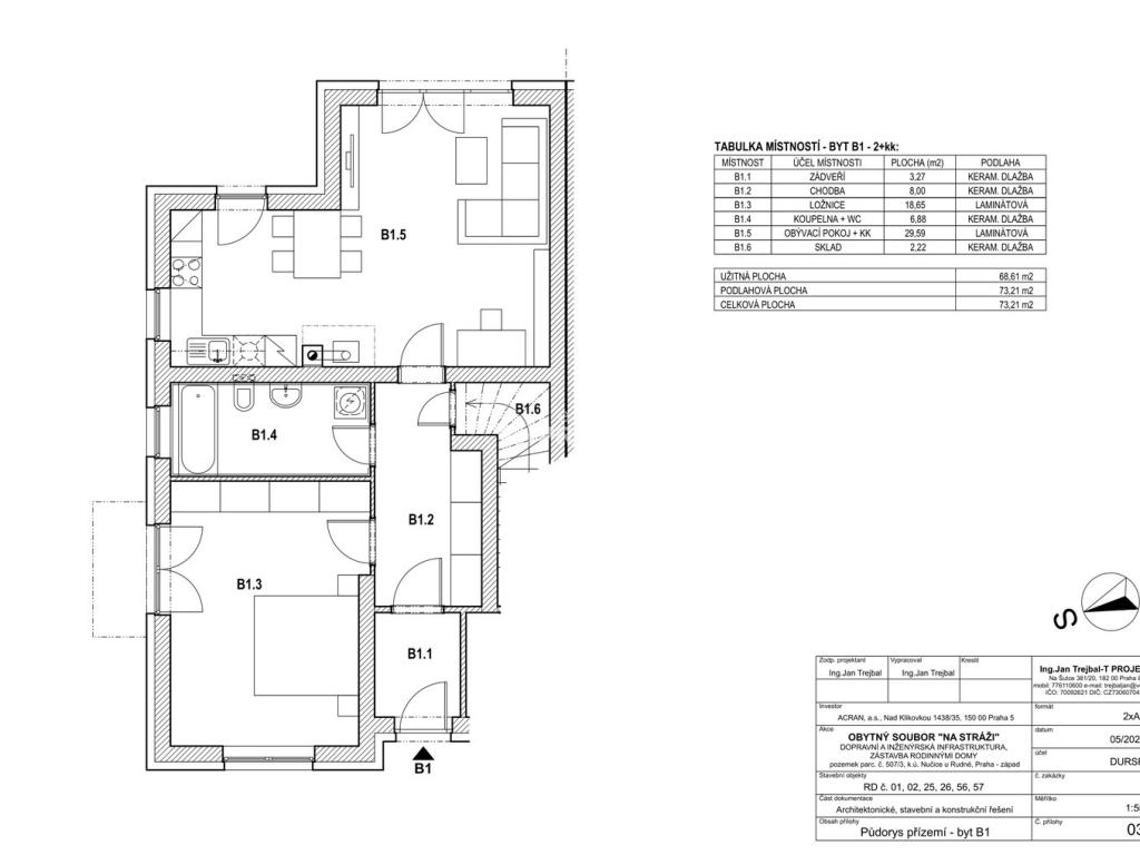 Prodej bytu 2+kk 73 m2, Nučice – náhled fotky 6