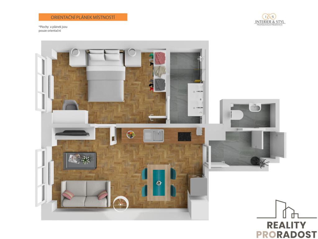 Prodej bytu 2+kk 40 m2, Praha – náhled fotky 21