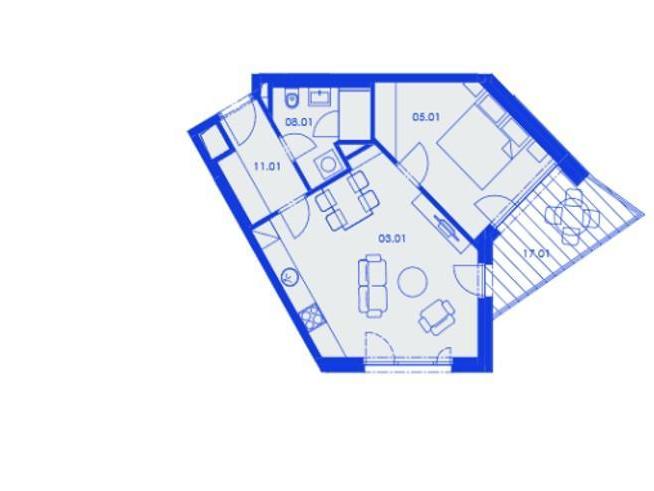 Pronájem bytu 2+kk 51 m2, Praha – náhled fotky 13