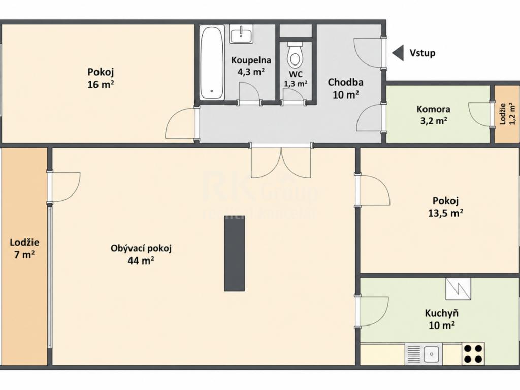 Prodej bytu 3+1 102 m2, Mariánské Lázně – náhled fotky 14