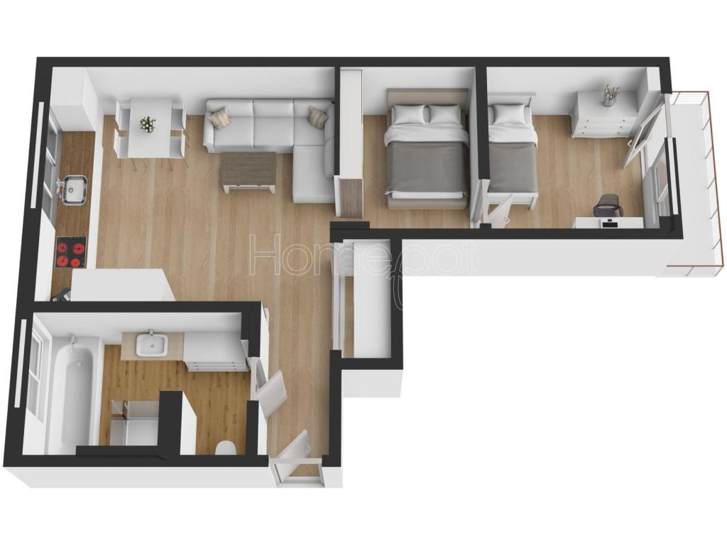 Prodej bytu 2+kk 50 m2
