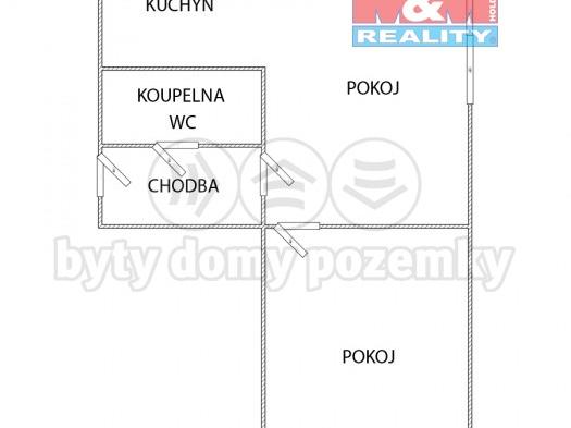 Pronajem bytu 2+kk 65 m2