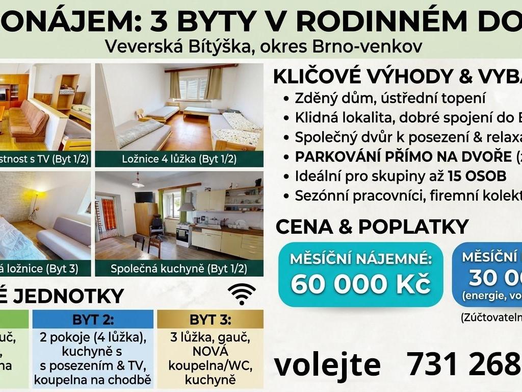 Pronájem domu 380 m2
