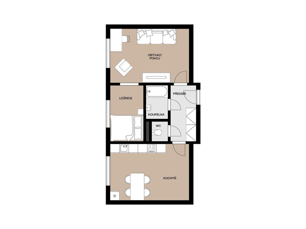 Prodej bytu 2+1 53 m2, Praha – náhled fotky 15