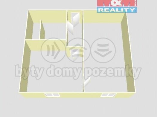 Pronajem bytu 2+kk 40 m2