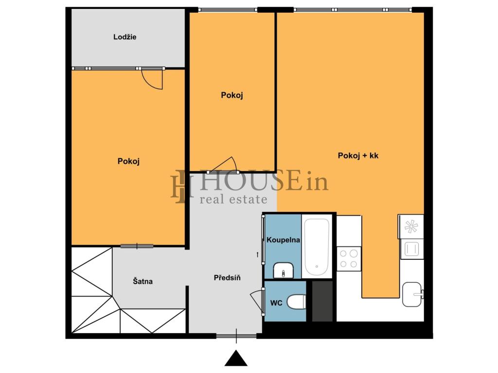 Pronájem bytu 3+1 64 m2