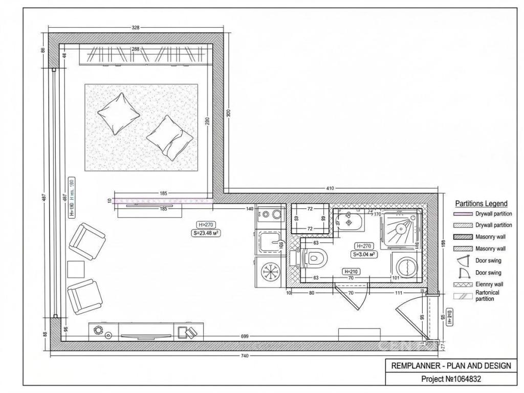 Pronájem bytu 1+kk 29 m2, Praha – náhled fotky 21