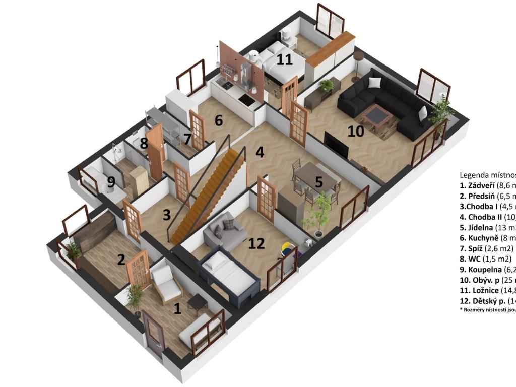 Prodej domu 225 m2