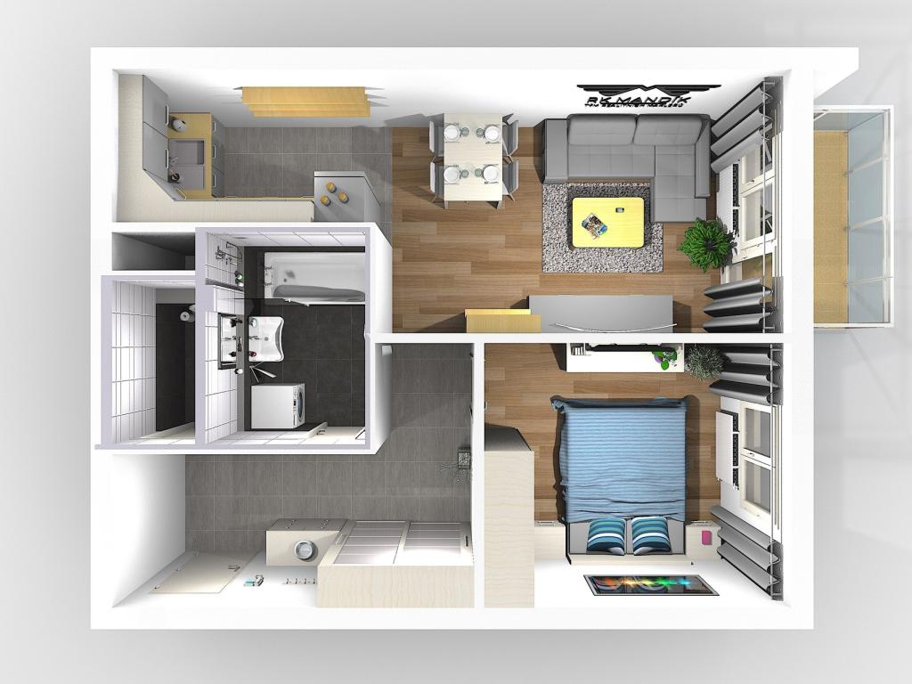 Pronájem bytu 2+kk 45 m2, Praha – náhled fotky 20
