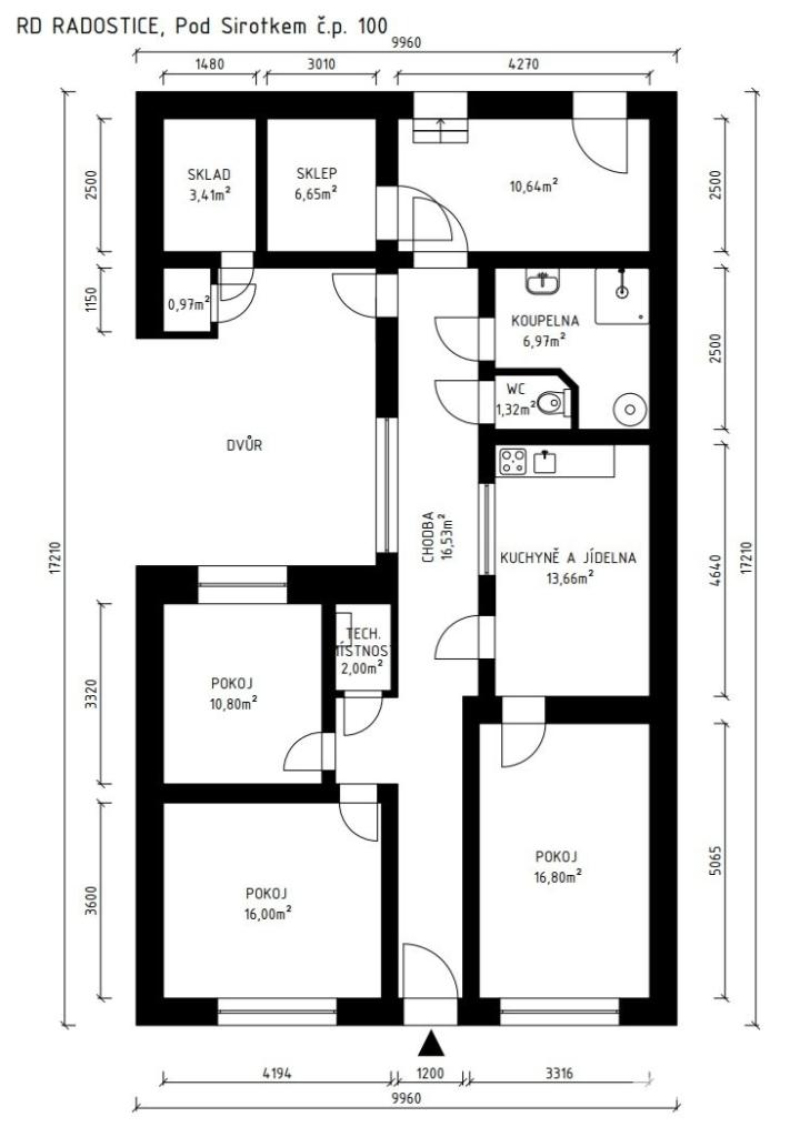 Prodej domu 110 m2