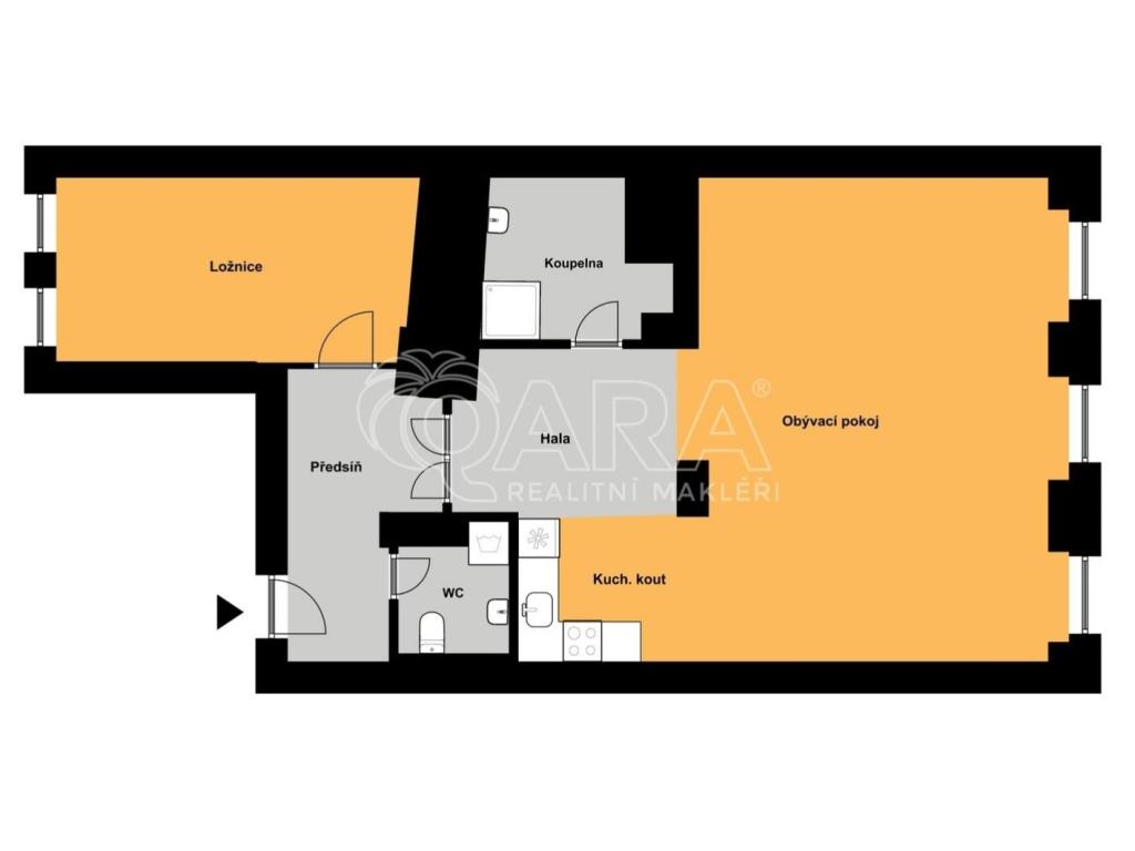 Pronájem bytu 2+kk 75 m2