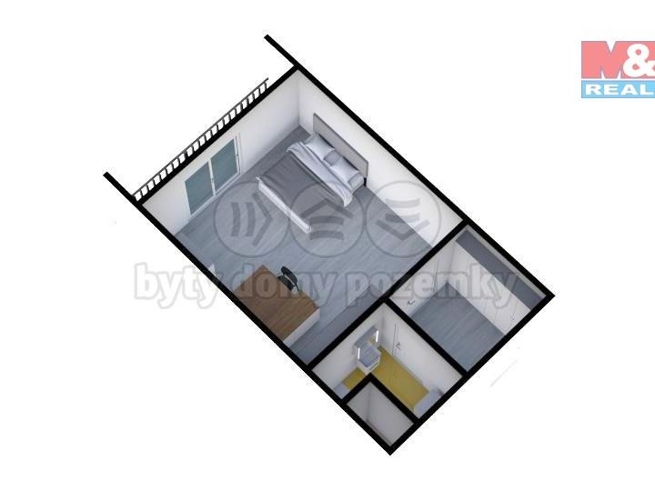 Pronajem bytu 1+kk 31 m2