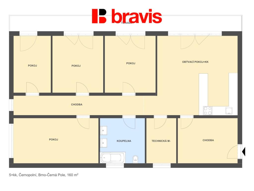 Pronájem bytu 5+kk 160 m2