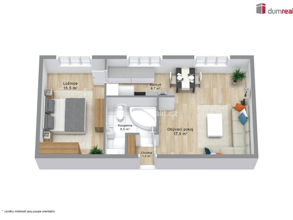 Prodej bytu 2+kk 55 m2