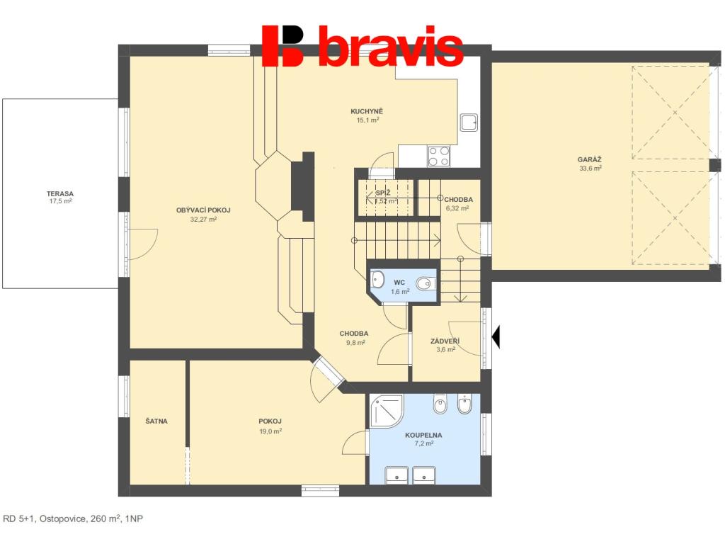 Prodej domu 161 m² – pohled 4
