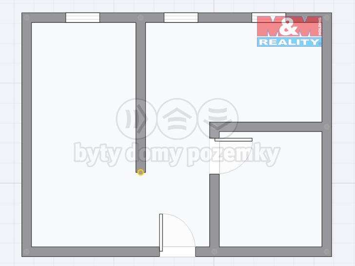 Pronajem bytu 1+kk 20 m2