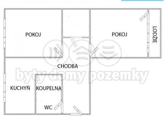 Pronajem bytu 2+1 56 m2