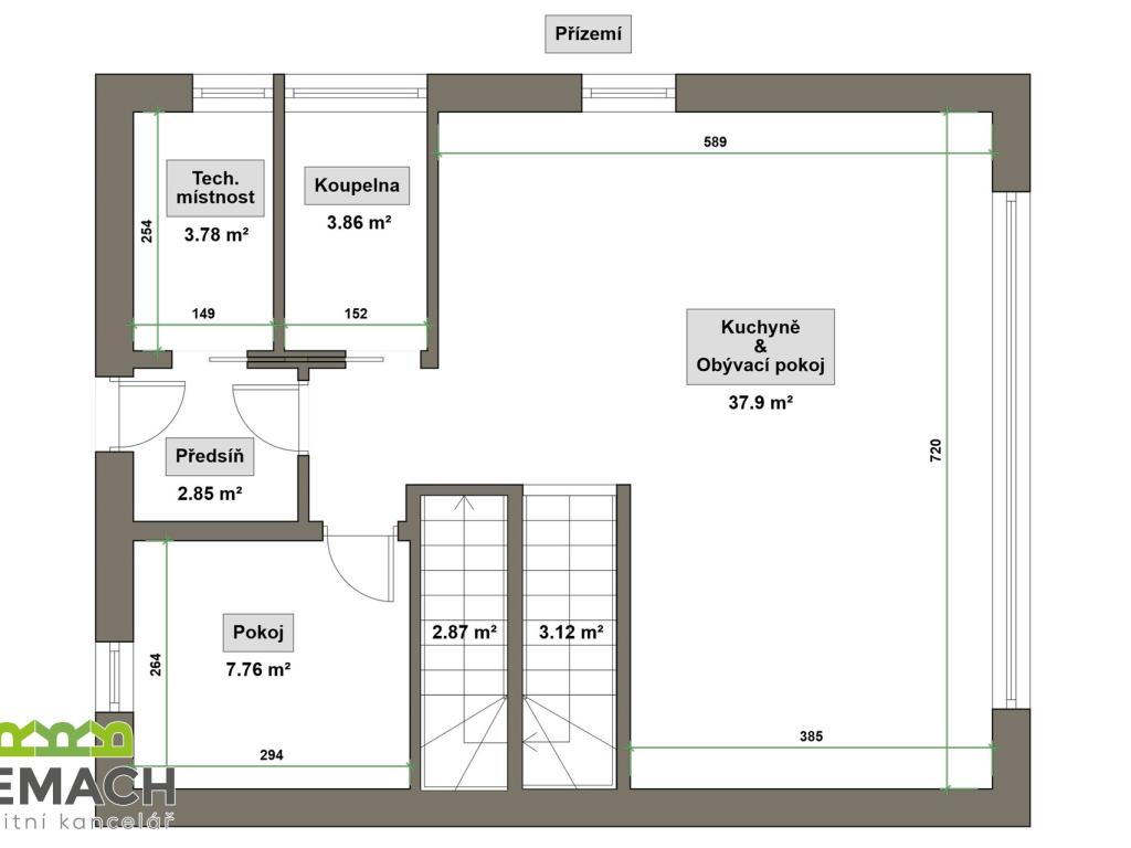 Prodej domu 150 m2, Popovice – náhled fotky 7