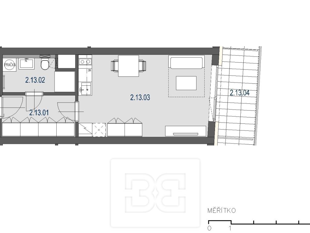 Pronájem bytu 1+kk 35 m2, Brno – náhled fotky 13