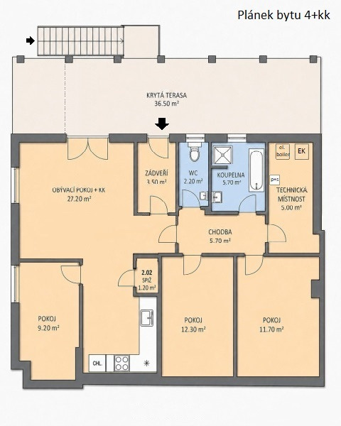 4+kk Apartment in Jirny, Nové Jirny – pohled 3