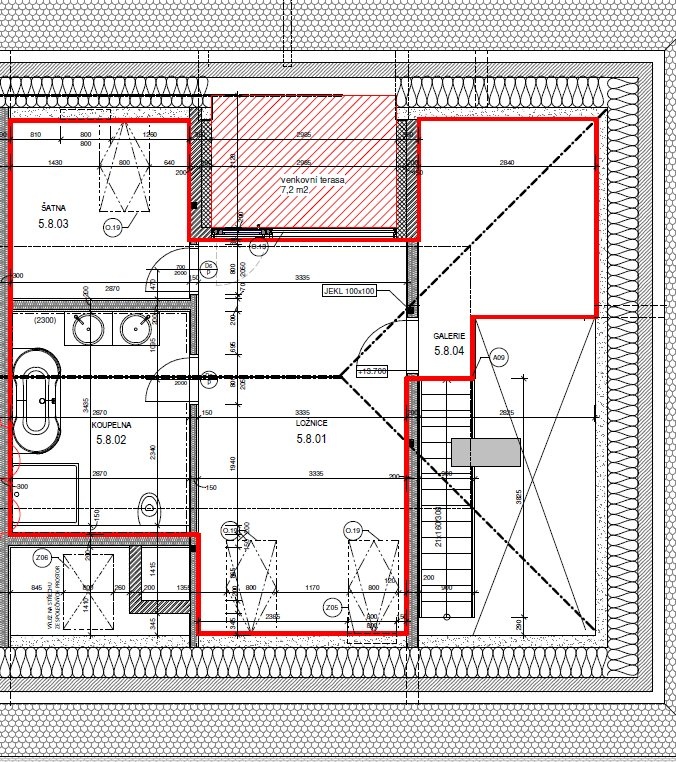 Pronájem bytu 4+kk 151 m2, Praha – náhled fotky 20