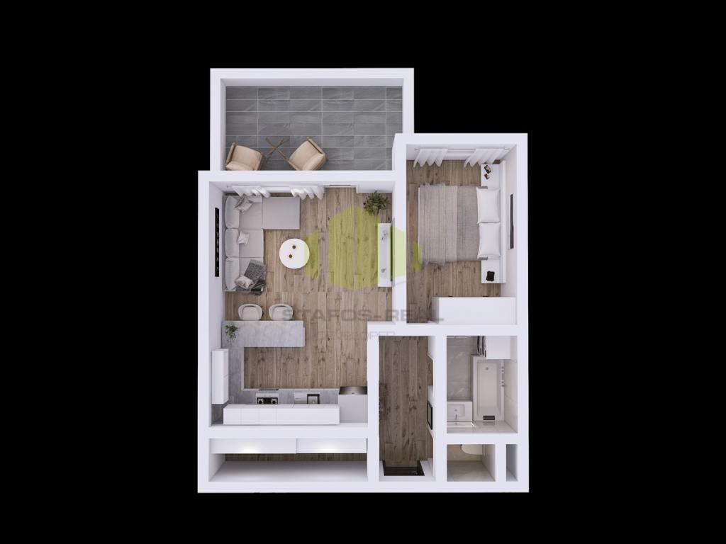 Pronájem bytu 2+kk 55 m2