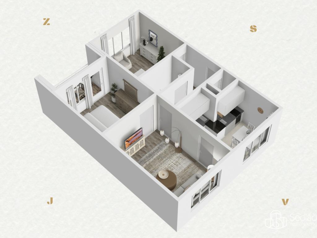Prodej bytu 3+1 63 m2, Sokolov – náhled fotky 24