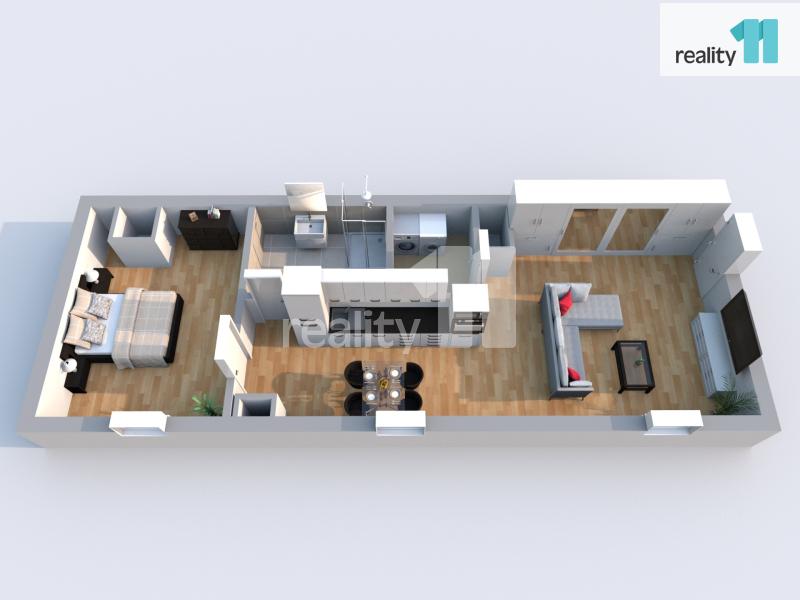 Pronájem bytu 2+kk 64 m2