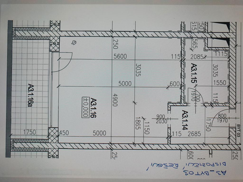 Pronajem bytu 1+kk 39 m2