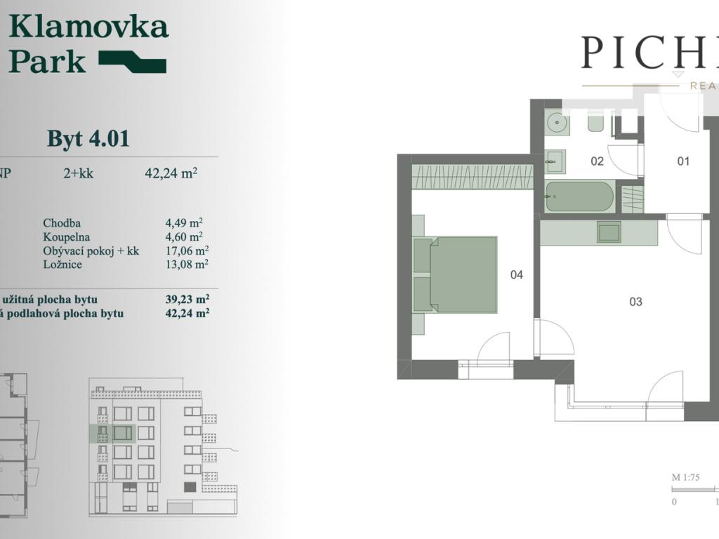 Prodej bytu 2+kk 39 m2, Praha – náhled fotky 28