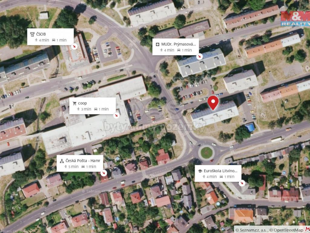 Pronajem bytu 3+1 76 m2