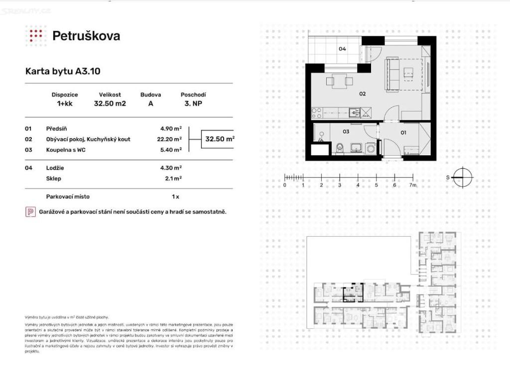 Prodej bytu 1+kk 53 m2