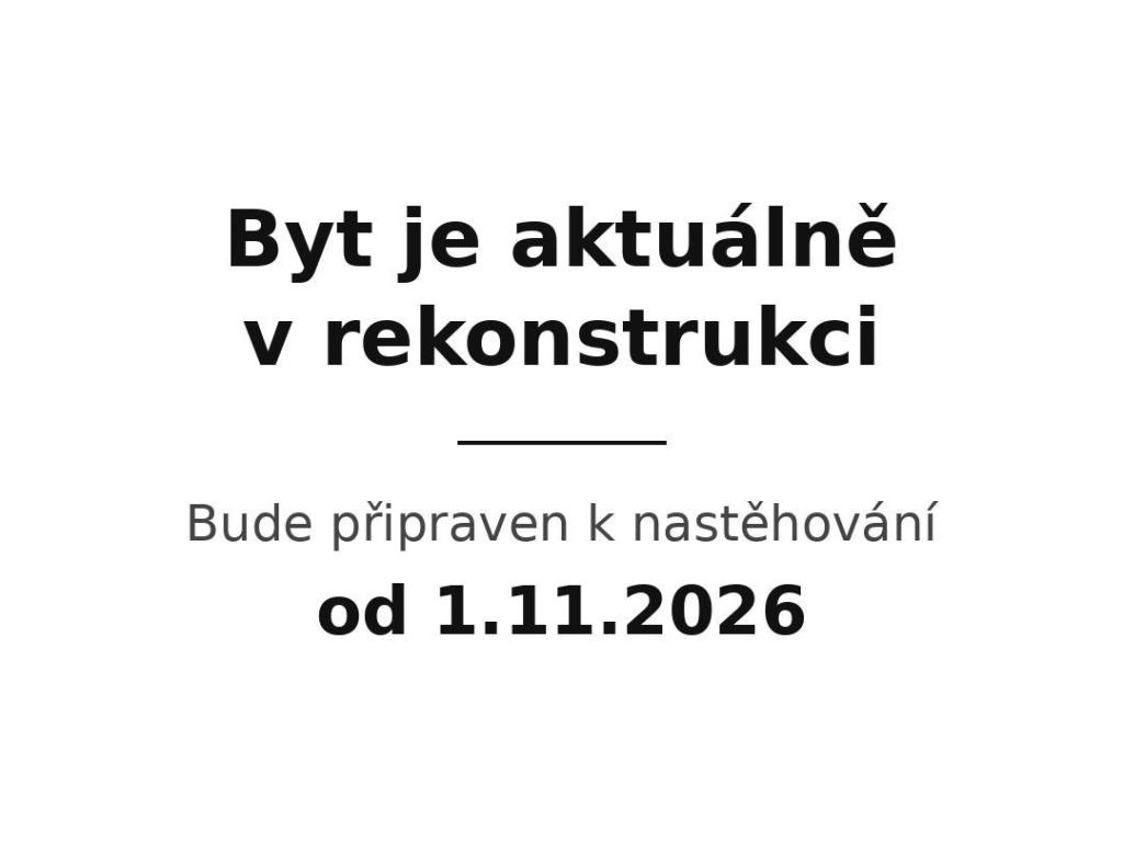 Pronájem bytu 2+kk 43 m2