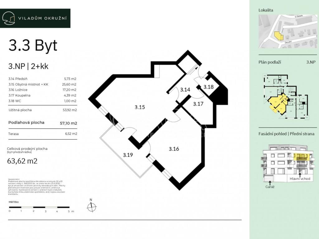 Prodej bytu 2+kk 57 m2, Praha – náhled fotky 2