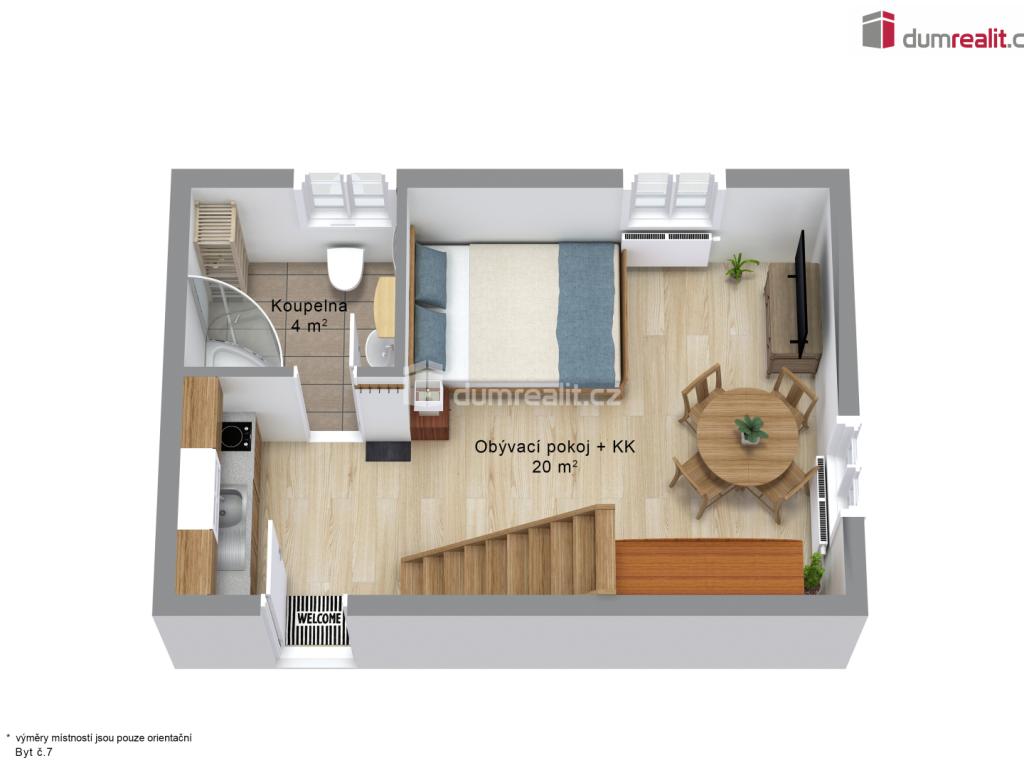 Prodej bytu 2+kk 41 m2, Merklín – náhled fotky 7