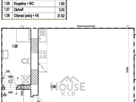 Prodej bytu 1+kk 52 m2