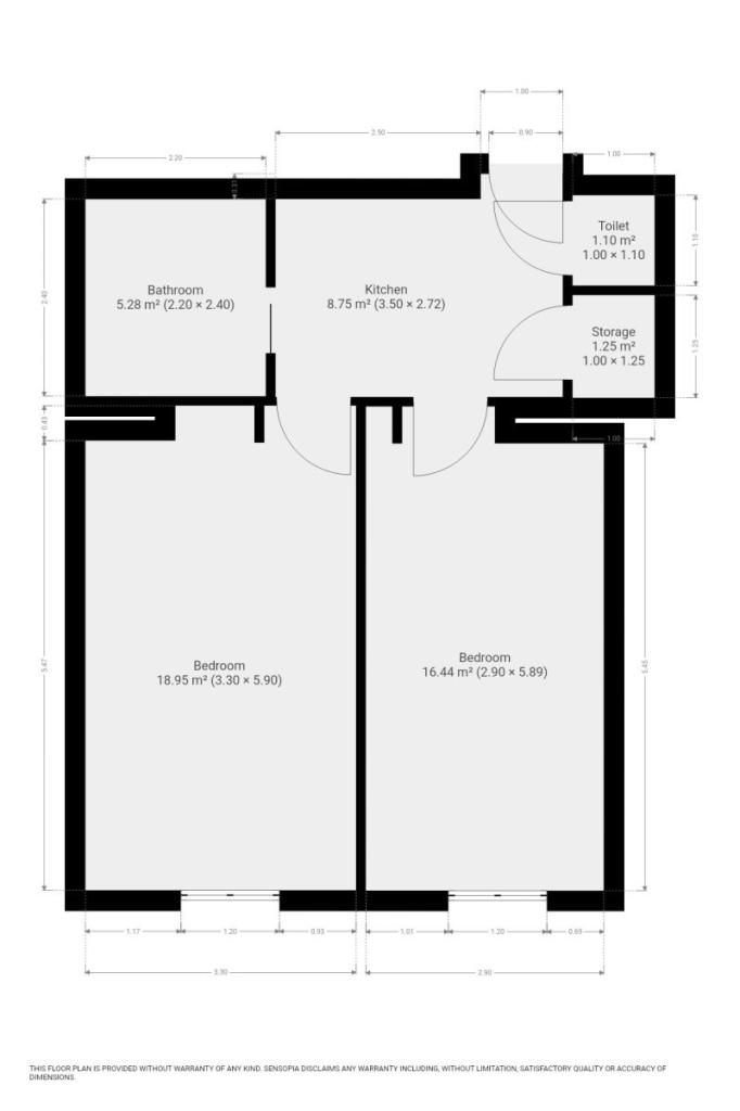 Pronájem bytu 2+kk 49 m2, Praha – náhled fotky 16