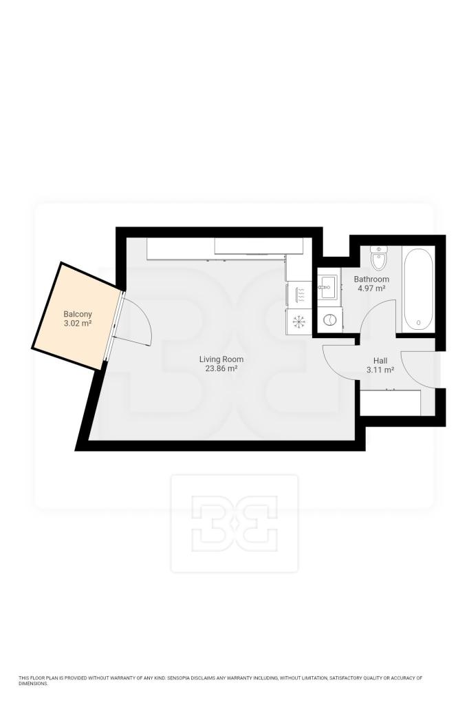 Pronájem bytu 1+kk 35 m2
