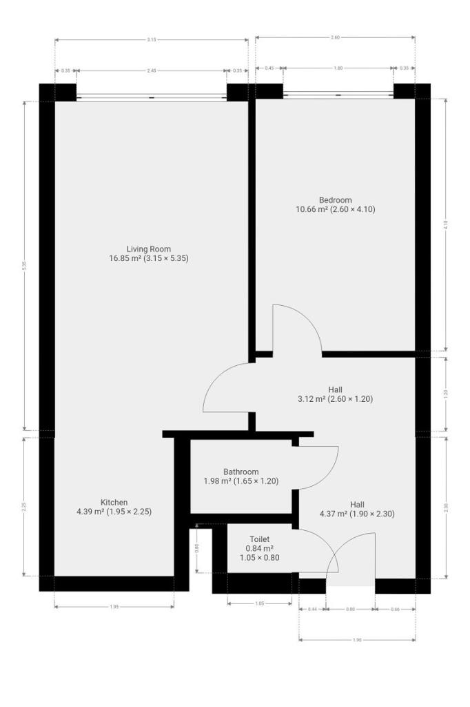 Pronájem bytu 2+kk 42 m2, Praha – náhled fotky 13