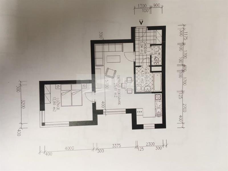 Pronájem bytu 2+kk 51 m² – pohled 6