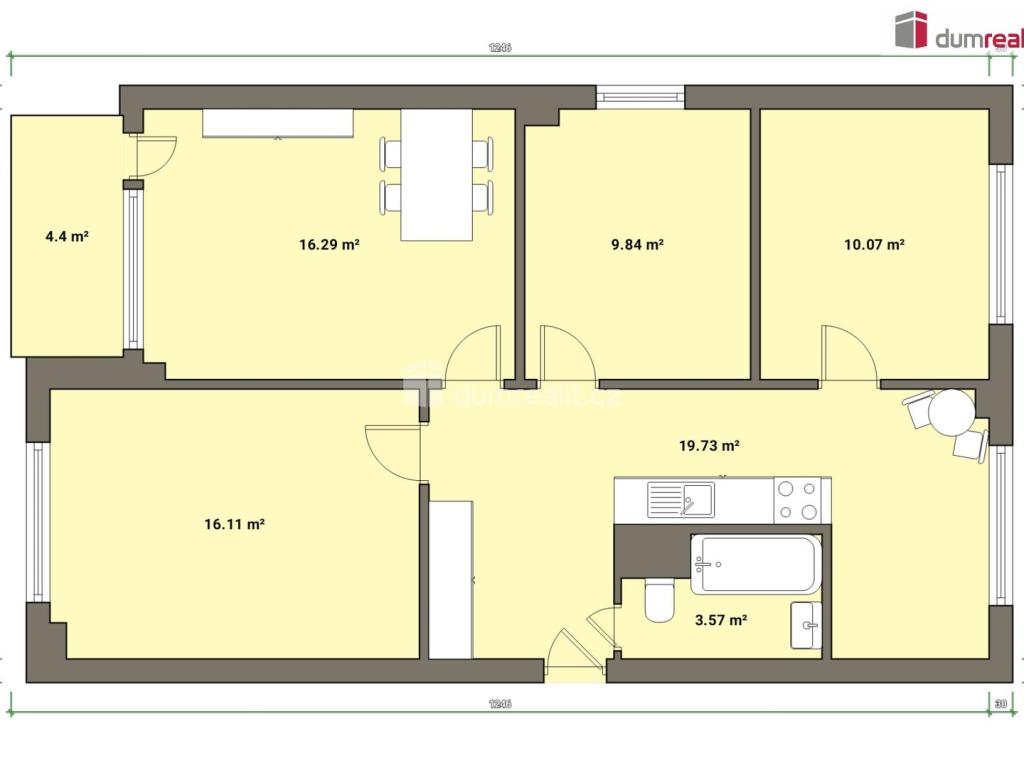 Prodej bytu 4+1 82 m2, Sokolov – náhled fotky 26